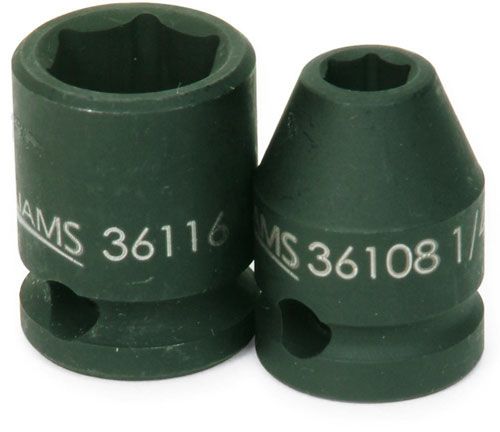 1/2 Shallow 6 Point Impact Socket 3/8 Drive