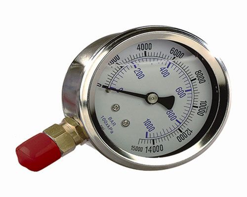 4" Face Diameter Liquid Gauge