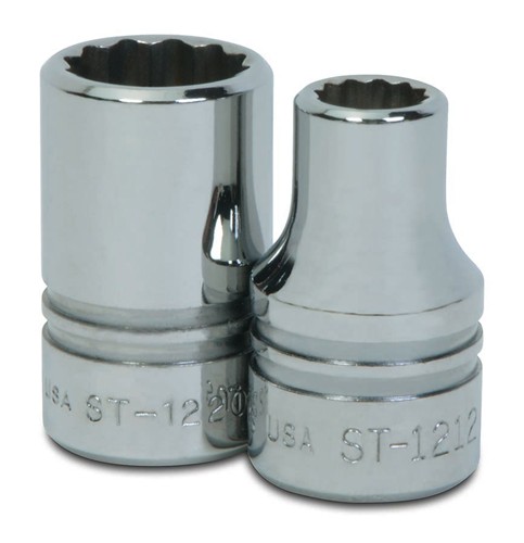 1/2" Drive 12-Point SAE 1-3/16" Shallow Socket