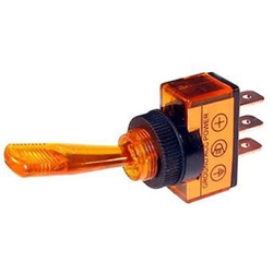 20 Amp 12V Amber Toggle Switch