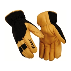 Nylon Back/Deer Palm Glove L