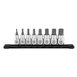 8PC 3/8\" DR Triple Square Bit Socket Set