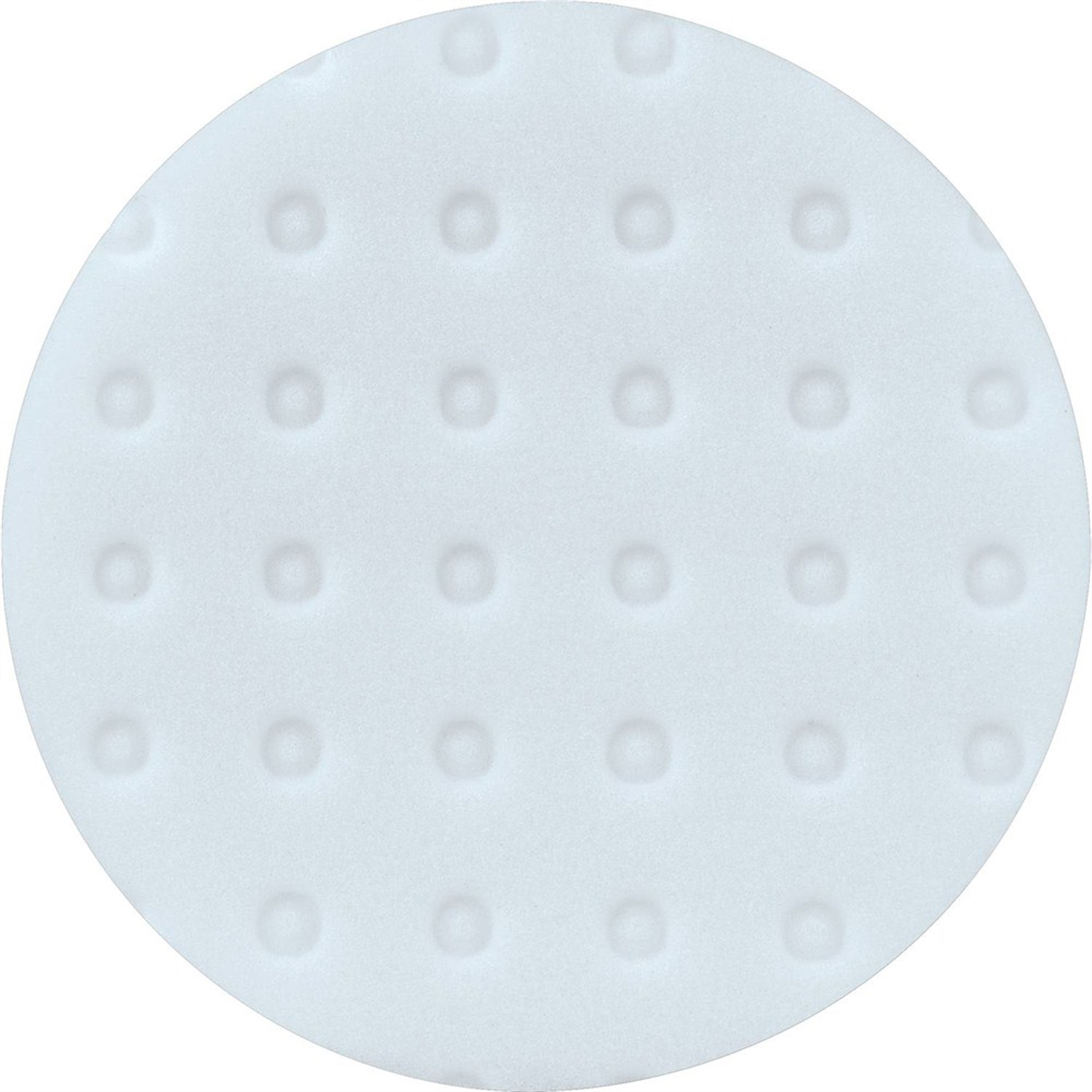 5-1/2" Hook and Loop Foam Polishing Pad, White