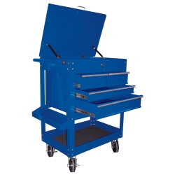 Blue 4-drawer HD Service Cart