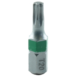 Torx Bit T20, 1/4" Dr