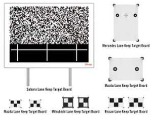 Expansion Set of Targets for LDW Calibration