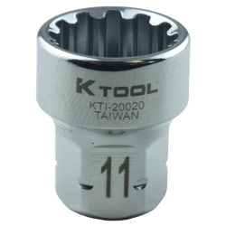 Spline Socket 1/4" Drive 11mm