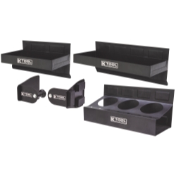 4-pc Magnetic Toolbox Trays Set