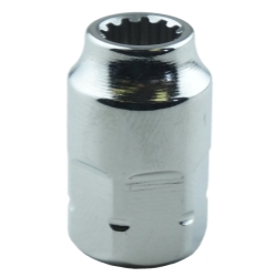 Spline Socket 1/4" Drive 6mm