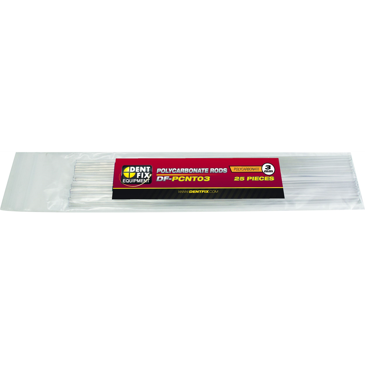 25PK 3mm Poly Plastic Rods