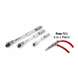 MR482FL/PG5 Ratchet Set w/Free Plier