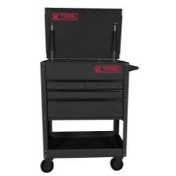 Tool Cart Locking Drawer, Black