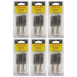 6 - 6PK Steel Bore Brushes