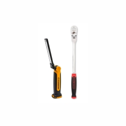 Flex-Head Rechargeable Work Light & Ratchet