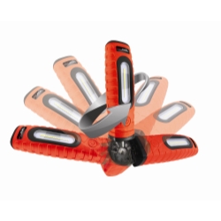 Rechargeable Worklight, 360 Swivel Deluxe RED