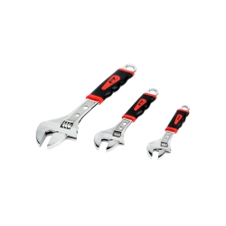 ADJUSTABLE WRENCH SET 6",8",12" SET