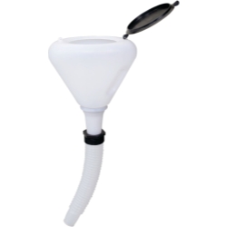 8" Plastic Anti-Splash Funnel, 1.8 Qt