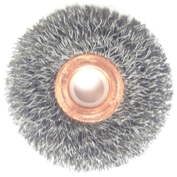 2" COPPER CENTER BRUSH .0118 WIRE 1/2"-3/8" AH