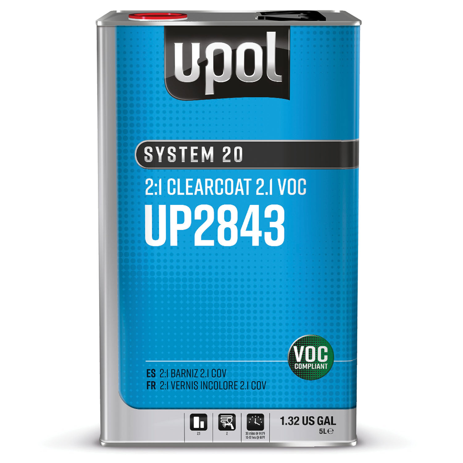 U-POL Prod 2.1 VOC HS CLEAR 2-1 5L UP2843