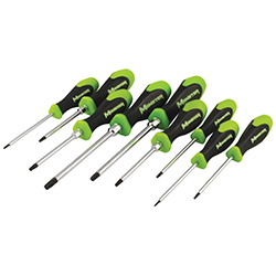 9-PC TRI-LOBE HANDLE TAMPER PROOF TORX SET