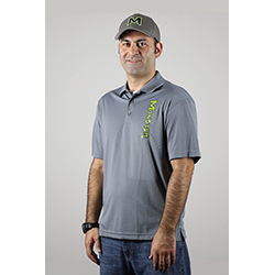 GOLF SHIRT, GREY (4XL)