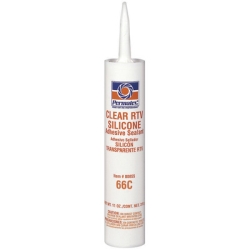 #66 Clear Silicone Adhesv EACH