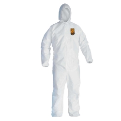 Hooded Coverall Lg