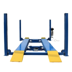 12,000 capacity 4-post lift, 220 volt, ladder lock