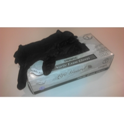 Glove Black Nitrile, Large (Pack of 200)