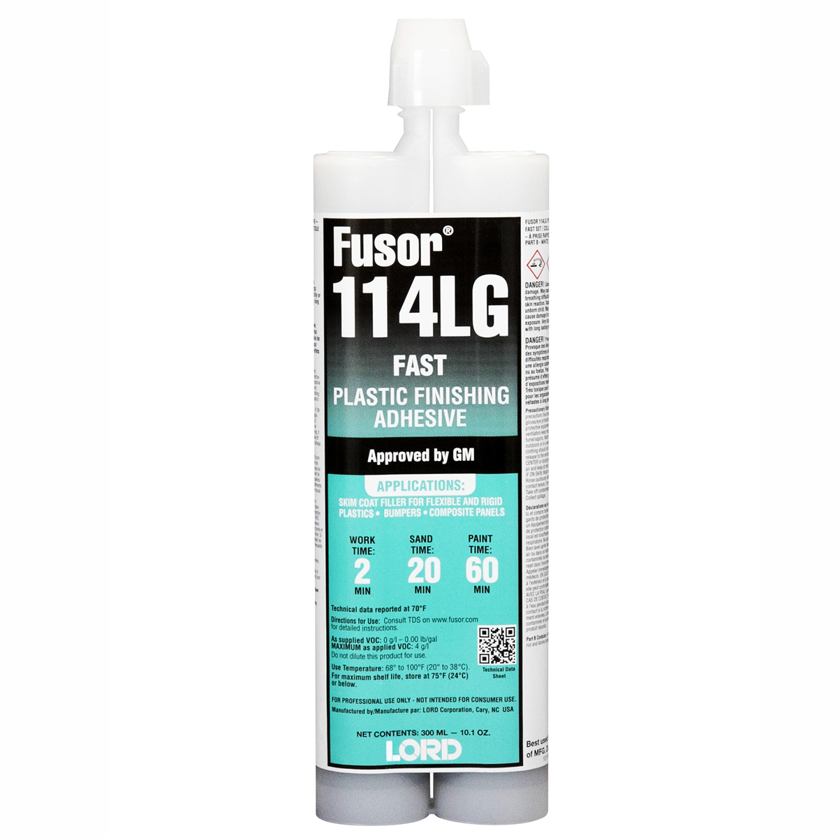 Fusor 114LG Plastic Finishing Adhesive 6/Case