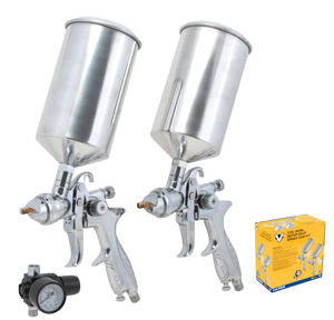 Dual Setup HVLP Spray Gun Kit