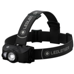 MH8 Black Recharge Headlamp, 600 Lumens