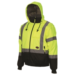 Hi-Vis Insulated Bomber Jacket Yellow-L