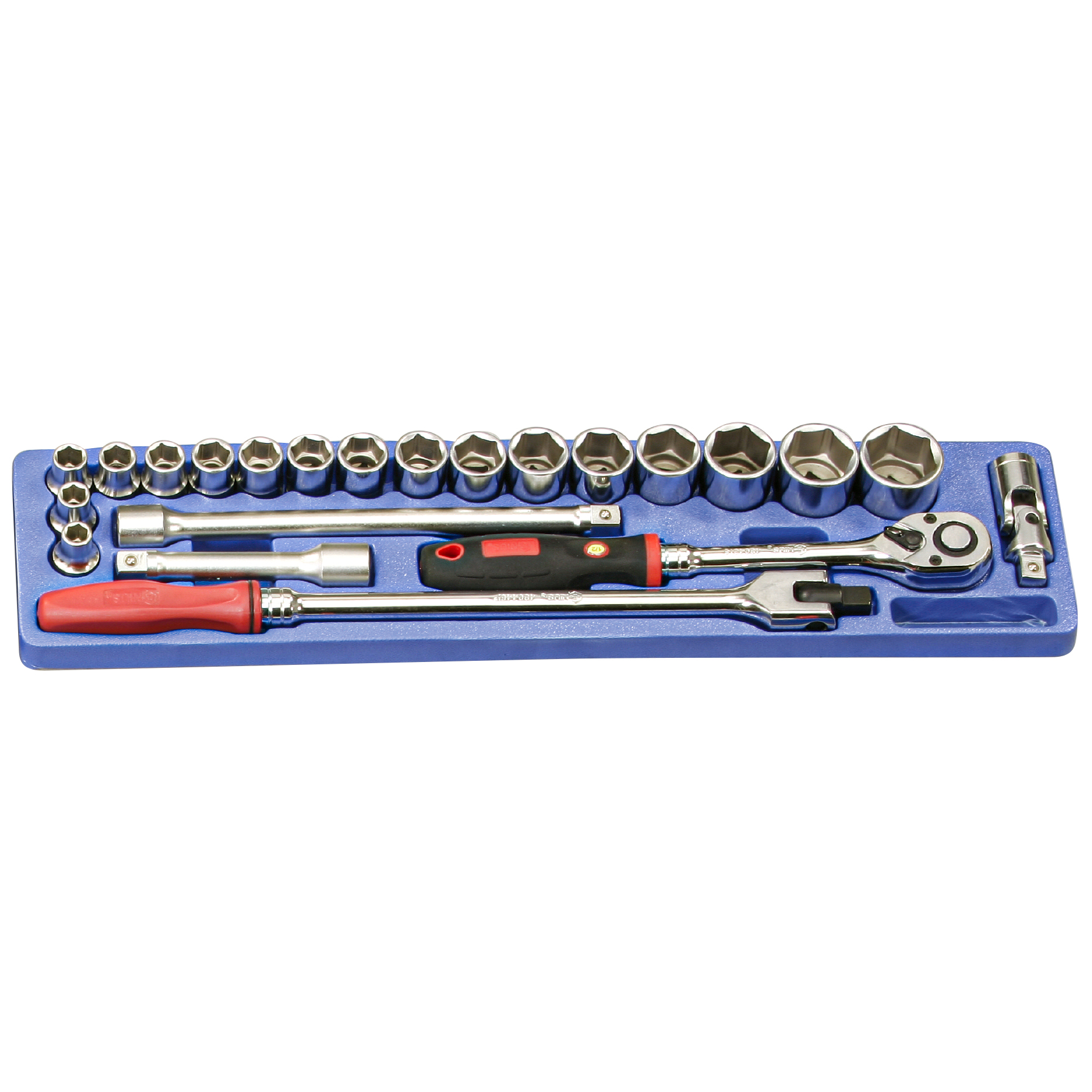 22PC 1/2" Dr. Metric Hand Socket Set(MS-190TS)