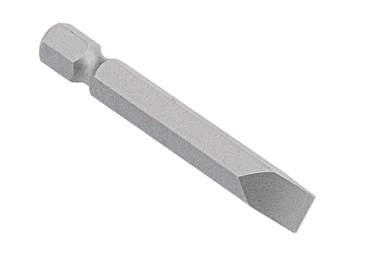 1/4" Hex Shank,0.6 x 4.0mm Slotted Power Bit 50mmL