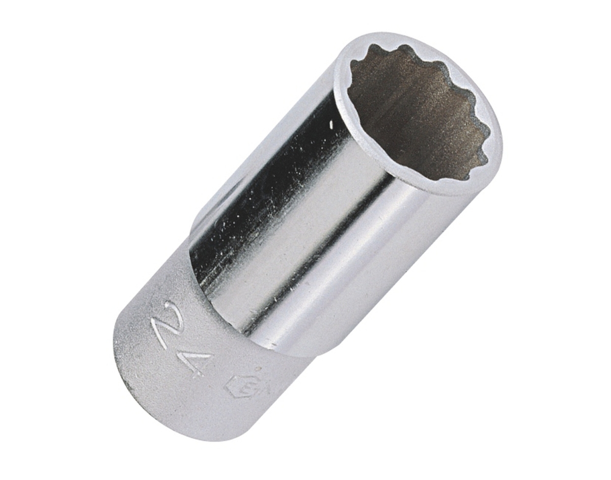 1/2" Dr. 9mm 12-pt. Deep Hand Socket