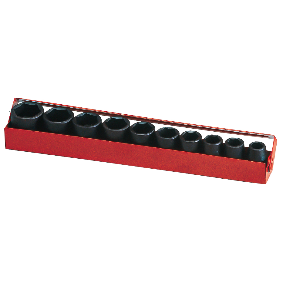 10PC 1/2" Dr. Metric Impact Socket Set