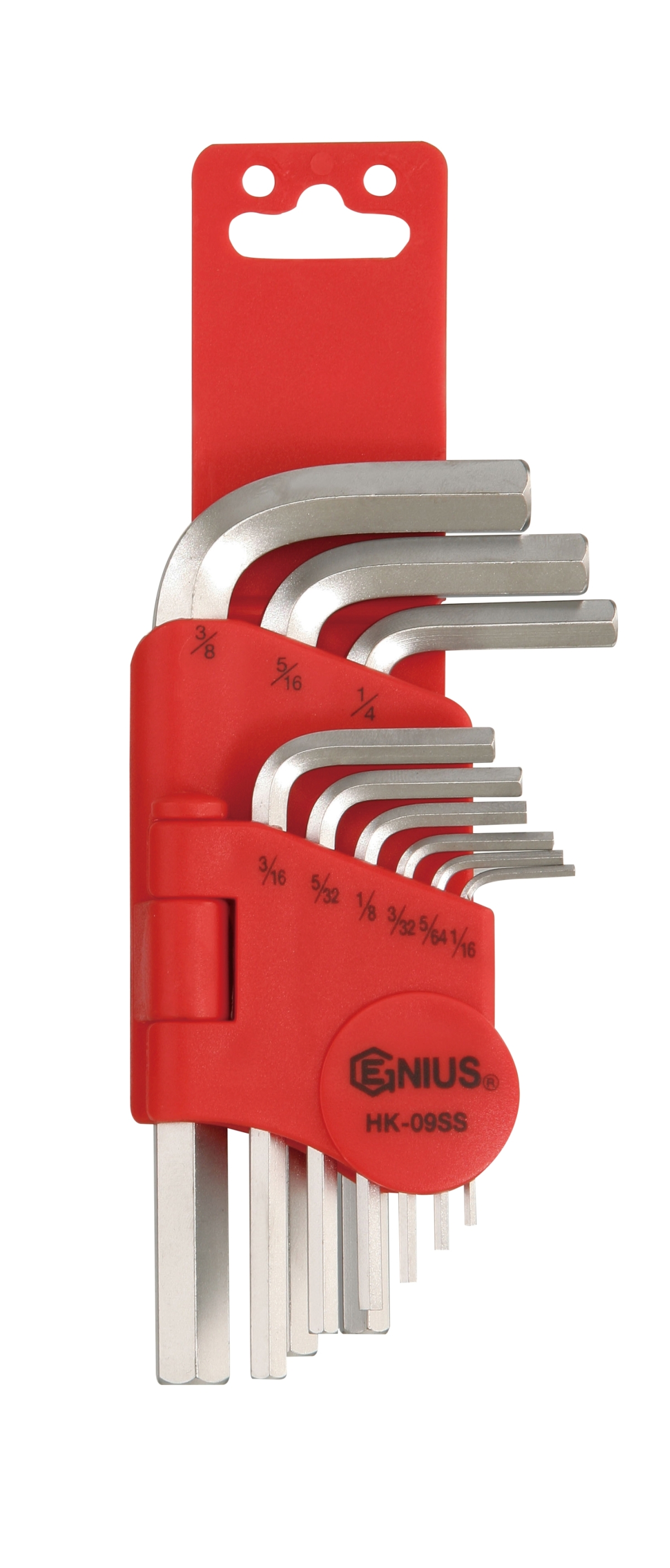 9PC L-Shaped SAE Hex Wrench Set -S2