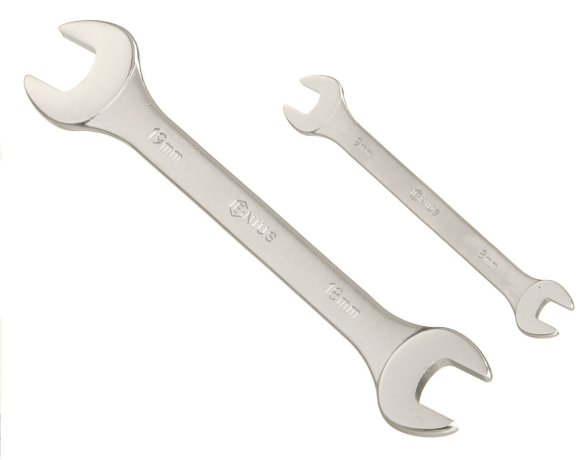 Open End Wrenches 8X9"140"mmL 15'Degree OffSet.