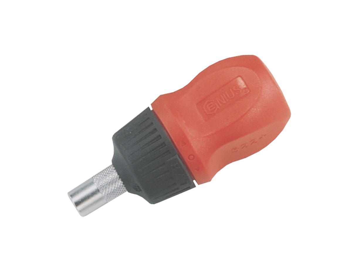 Stubby Handle Ratcheting Screwdriver with Quick Re