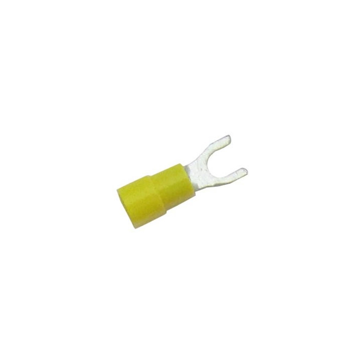 #10 Yellow Spade Vinyl Insulated (12-10) (Bag 100)