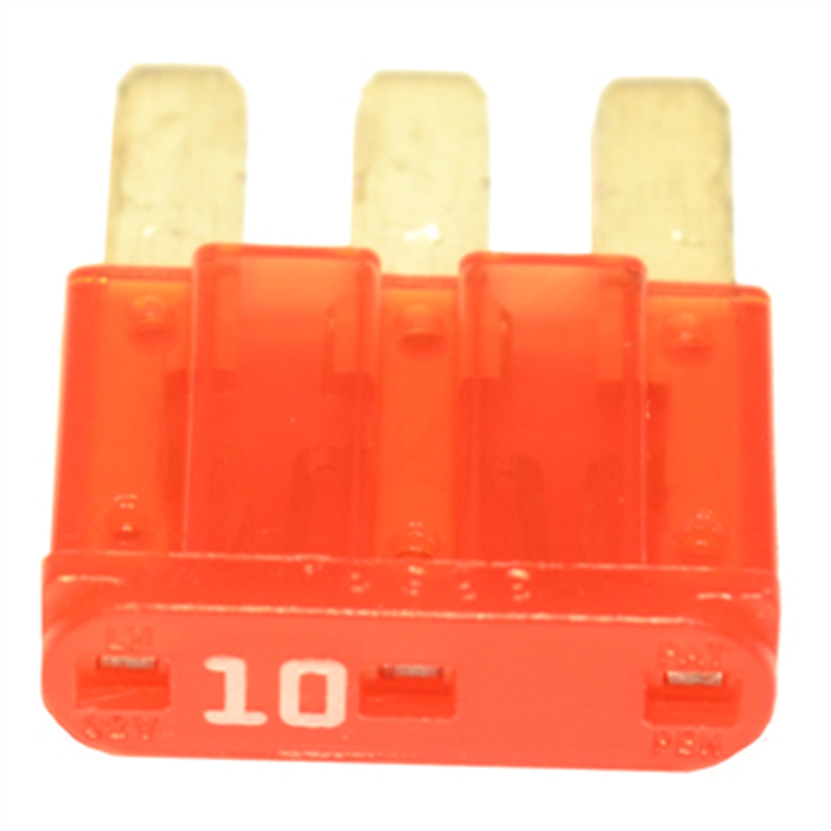 3 Leg Micro Fuse 10 AMP Red