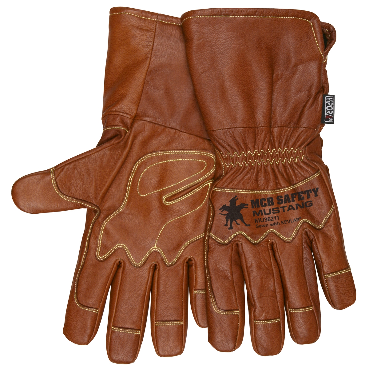 Mustang Utility Leather Work Gloves Goatskin