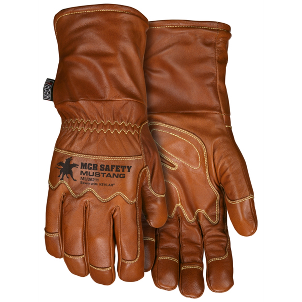 Mustang Utility Leather Work Gloves Goatskin