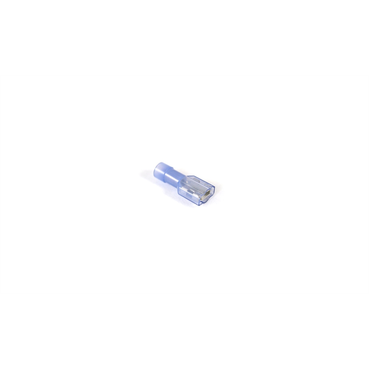 1/4" Male Fully Insulated Nylon Blue Quick Disconn