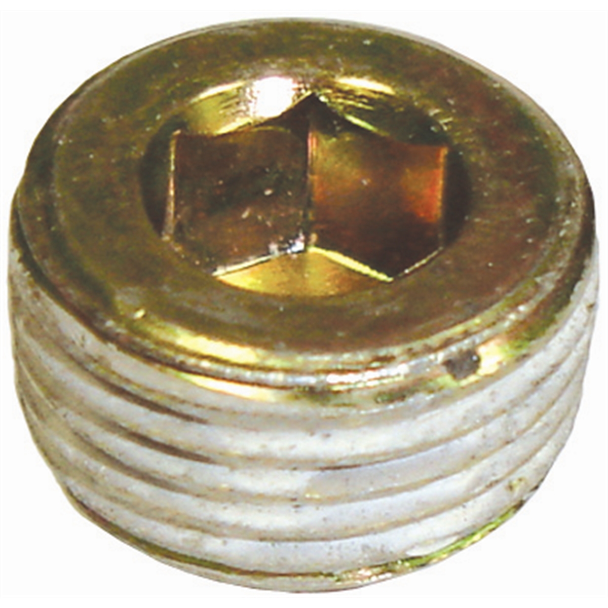 18mm x 1.50 Pipe Plug w/ Seal Zinc. Metric Thread