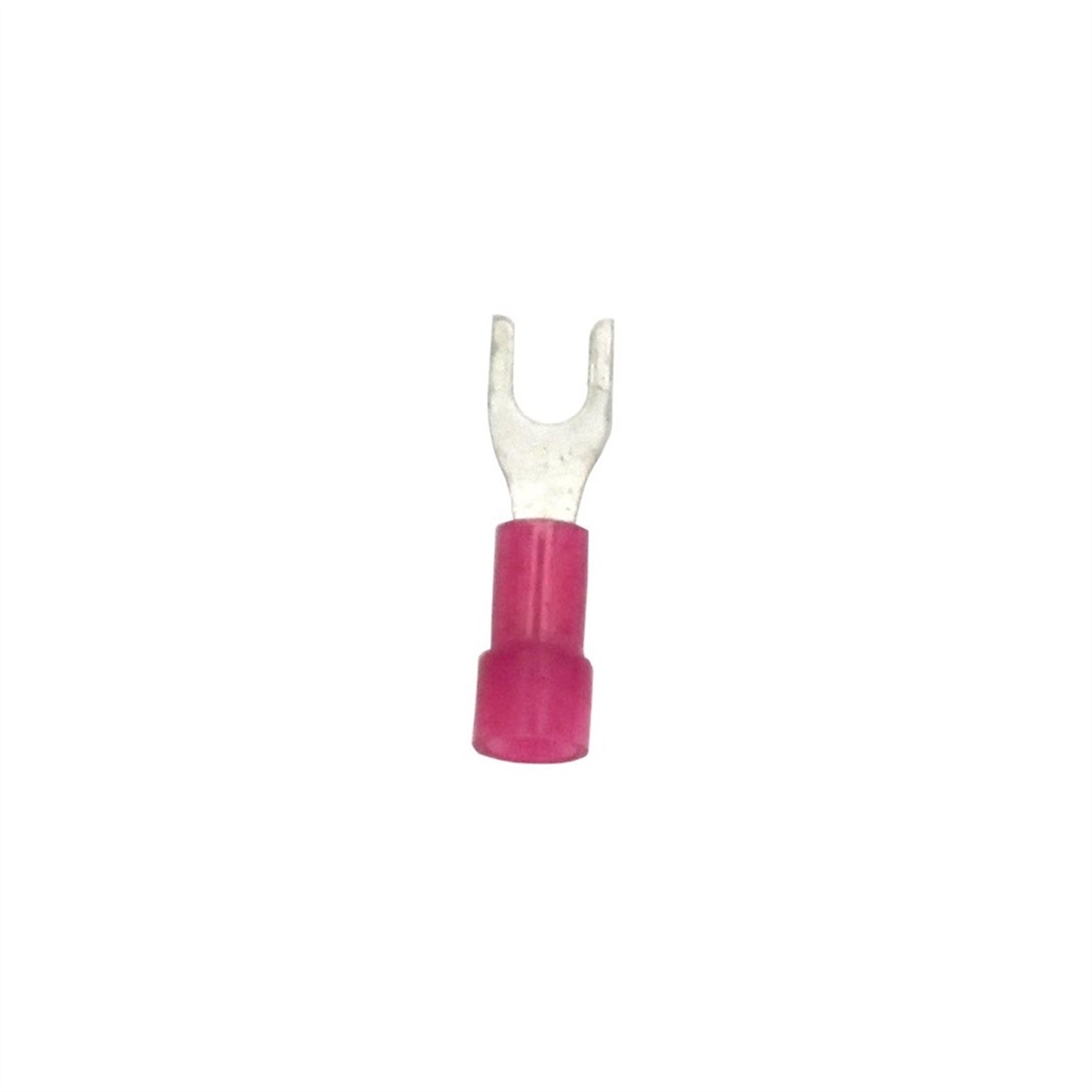 Terminal Spade #8 Nylon Red (22-18) (100/Bag)