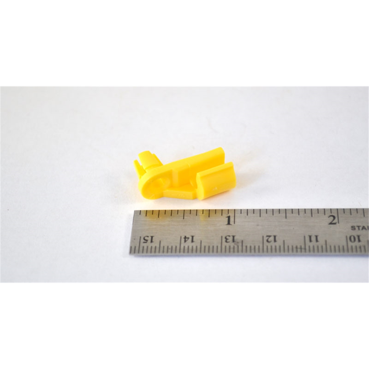 Door Lock Rod Clip, Yellow Nylon Ford (Bag 25)