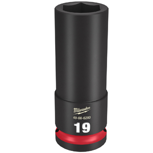 SHOCKWAVE Imp Duty 1/2"Dr 19MM Dp 6PT Socket