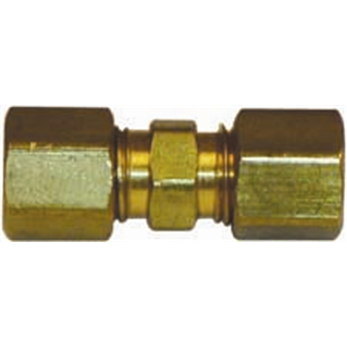 3/16" Solderless Compression Union Brass Fitting